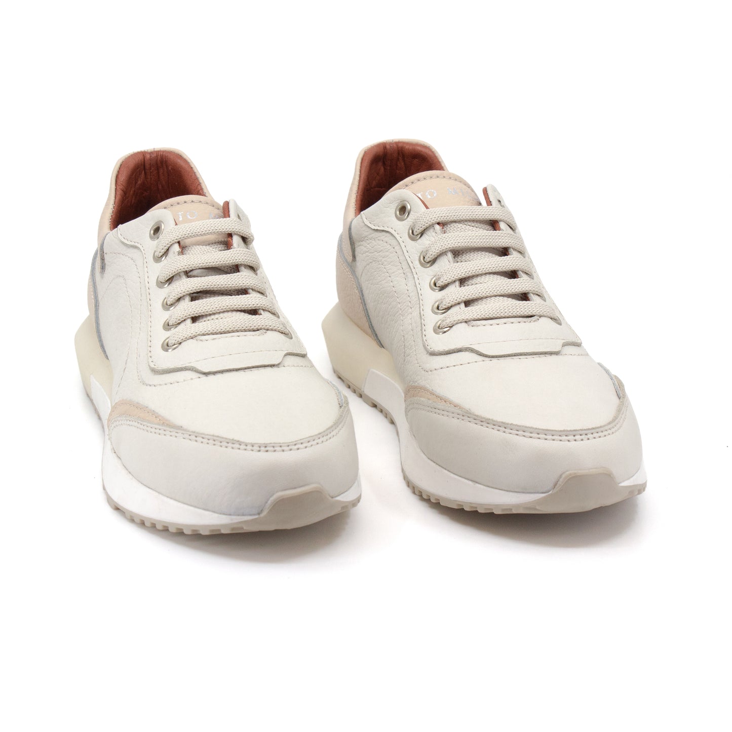 Zapatilla Lucia Blanco Nude Combinado
