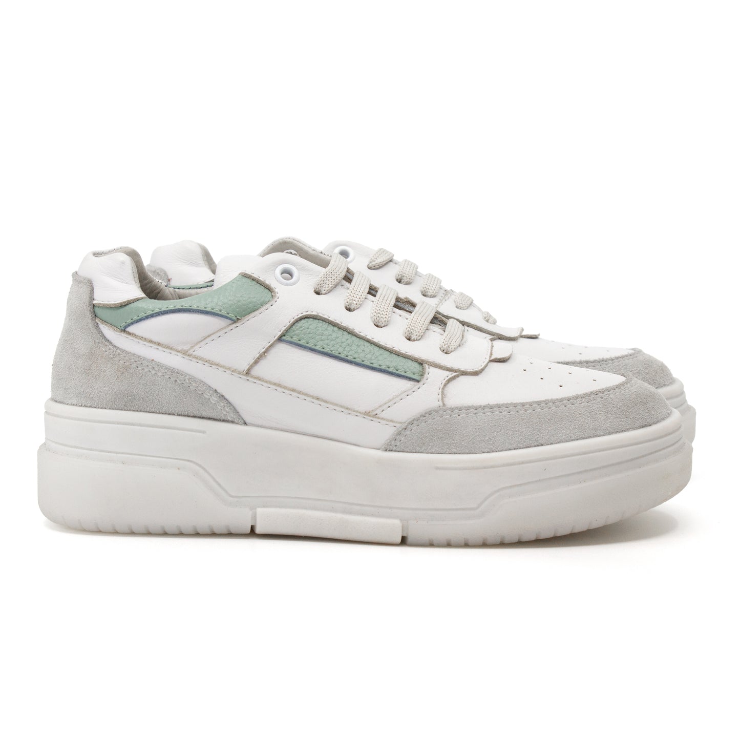 Zapatilla Camila Blanco Celeste
