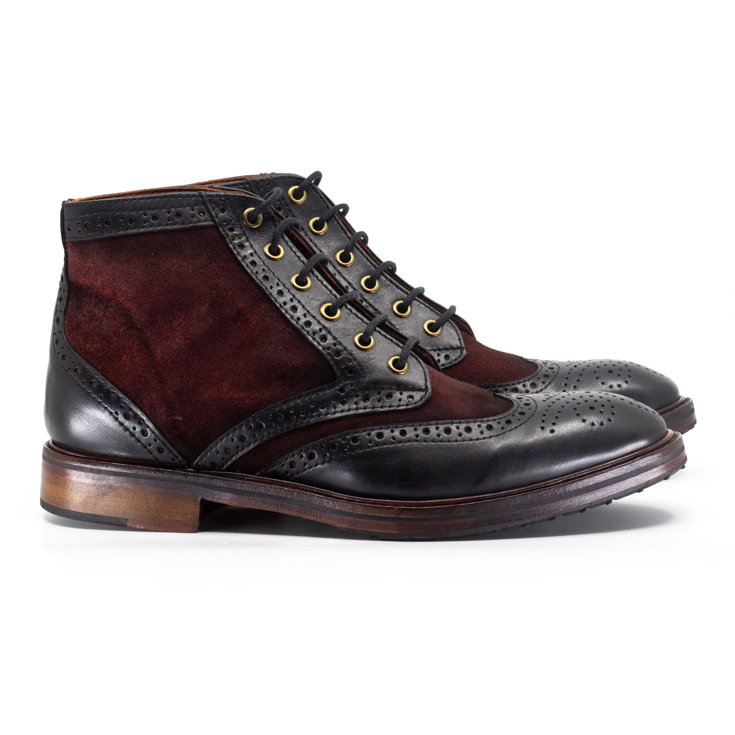 Borcego Marcus Negro/Bordo