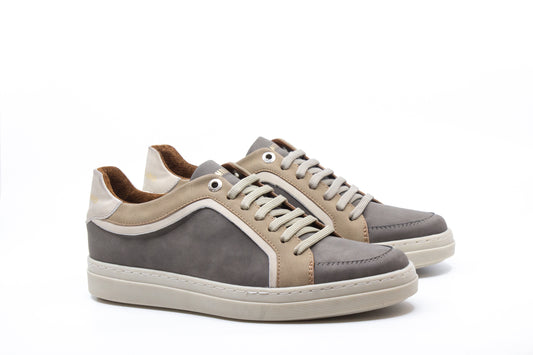 Zapatilla Gregorio Combinado Gris